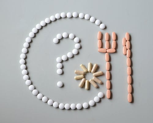 pills in a circle